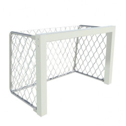 Ворота алюминиевые 1.2х0.8 м, профиль 80 мм, футбольные (цельные)